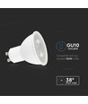 GU10 7,5W LED pære - 610lm, 38°, Samsung LED chip, varm hvit