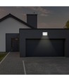 20W LED lyskaster med fast connector - 120lm/W, IP65, sort, 5 års garanti, utendørs