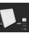 20W LED lyskaster med fast connector - 120lm/W, IP65, sort, 5 års garanti, utendørs