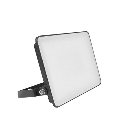 50W LED lyskaster med Fast Connector - 120lm/W, IP65, sort, utendørs