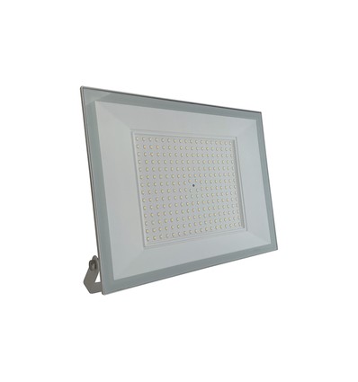 200W LED lyskaster - IP65, hvit, 4000K, utendørs fasadebelysning