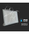 200W LED lyskaster - IP65, hvit, 4000K, utendørs fasadebelysning