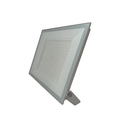 200W LED lyskaster - IP65, 4000K, sort kabinett, utendørs