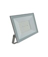 50W LED lyskaster - 94lm/W, IP65, hvit kant, kald hvit, utendørs