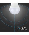 G45 VT-290 pære 6,5W E27 - plast, 3000K