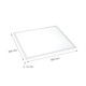 Spectrum 60x60 LED panel - 45W, 4400lm, hvit kant, 5 års garanti