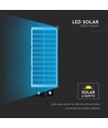 8W Solara LED gatelampe med solcelle - 1000lm, IP65, kald hvit, bevegelsessensor, inkl. fjernkontroll og batteri