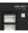 8W Solara LED gatelampe med solcelle - 1000lm, IP65, kald hvit, bevegelsessensor, inkl. fjernkontroll og batteri