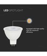 GU5.3 6W LED spotpære, 12V - MR16