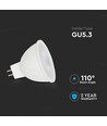 GU5.3 6W LED pære, 12V - MR16, Samsung LED chip, 110 grader