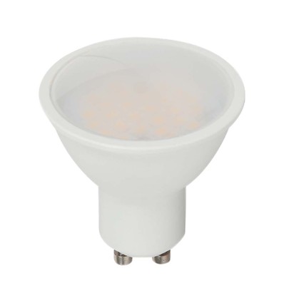 VT-205 spotlys 4,5W GU10 - glatt plast, Cree-chip, 6500K, 100°, 6 års garanti