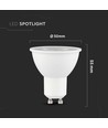 7,5W GU10 LED pære - 610lm, Samsung LED chip, 38°, varm hvit