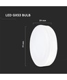 GX53 6,4W LED-pære - 230V