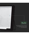 1000W LED lyskaster - 160lm/W, IP65, Samsung LED chip, utendørs, sort kabinett