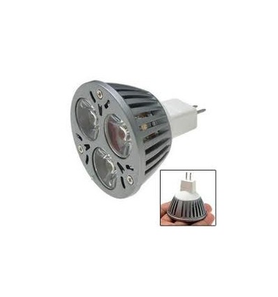 LEDlife TRI3 LED spotpære - 3W, dimbar, 12V, MR16 / GU5.3