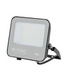 VT-4455 projektør 50W - LED, Cree-chip, 3000K, sort hus, grått glass, 135lm/W, 6 års garanti, IP65