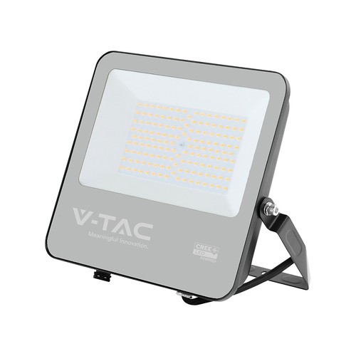 100W LED lyskaster - 135lm/W, CREE LED chip, IP65, sort, 6 års garanti
