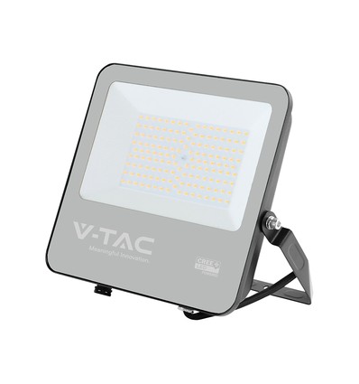 1M VT-44101 LED projektør 100W - Cree-chip, kabel, 3000K, sort hus, 135 lm/W, 6 års garanti, IP65