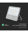 100W LED lyskaster - 135lm/W, Samsung LED chip, IP65, sort, utendørs