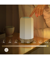 Oppladbar RGB+CCT LED bord-/nattlampe - Hvit, touch dimbar, IP20 innendørs
