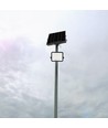 10W Solcelle LED lyskaster - 1700lm, IP65, med solcelle og sensor