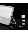 100W LED lyskaster - 135lm/W, Samsung LED chip, IP65, sort kropp, utendørs