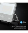 100W LED lyskaster - 135lm/W, Samsung LED chip, IP65, sort kropp, utendørs