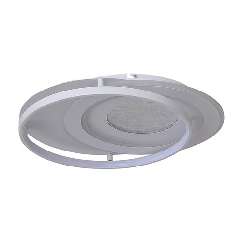500x420x70mm VT-7747 taklampe 48W LED - dekorativ, 3-i-1, hvit, med IR fjernkontroll