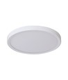 36W LED taklampe med fjernkontroll - Ø39cm, CCT 3-i-1, hvit/sort kant, inkl. lyskilde