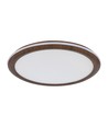 36W LED taklampe i trefarget design - Ø41cm, CCT, dimbar med fjernkontroll, IP20 innendørs
