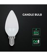 E14 4W LED kronelys - C37, 320lm, 300° lysspredning