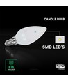 E14 4,5W LED kronelys - 470lm, 200°, erstatter 40W