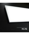 120x30 - 40W LED panel, 110lm/W - 4000K, hvit kant, innfelling/påbygging