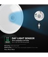 Vt-13 kuppelampe 12W - med PIR-sensor, Cree-chip, 4000K, hvitt hus