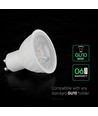 GU10 4,5W LED-pære - Cree chip, hvit plast