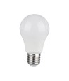 E27 9W LED pære - A60, 806lm, erstatter 60W, hvit plast