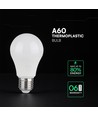 A60 VT-2099 LED-pære 8,5W E27 - termoplast, Cree-chip, 3000K, 6 års garanti