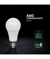 A60 VT-2112 LED 10,5W E27 - plastpære, Cree-chip, 3000K, 6 års garanti
