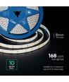 10m 12W/m LED-strip, 168 LED pr. meter - 24V, IP20, 140lm/W, SMD2835