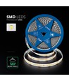 5m 18W/m LED strip, 238 LED/m - 24V, 135lm/W, IP20, kald hvit