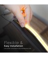 5m 18W/m LED strip, 238 LED/m - 24V, 135lm/W, IP20, kald hvit