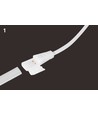 5m 230V RA93 vanntett HiCri slim COB strip - Inne/Ute, IP67, 296 LED, 10W/m, tape på baksiden