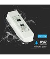 150W / 12V DC vanntett strømforsyning - 12.5A, IP67, Slim design, plasthus