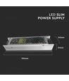 120W / 24V DC Slim strømforsyning - 5A, IP20, metallhus