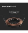 GU10 Bronze Downlight - Rund, IP20, flott design
