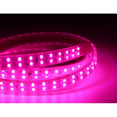 5 m. vanntett vekst LED-strip - Komplett med støpsel, 230V, IP67, 180 LED, 10W per meter