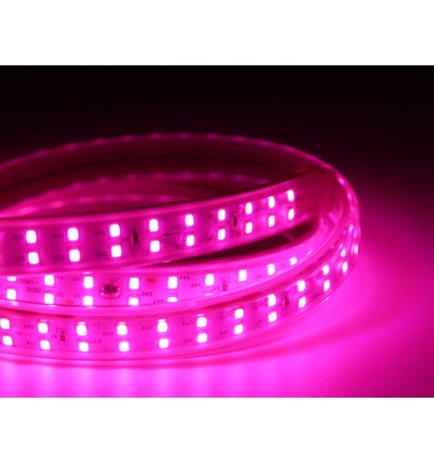 5 m. vanntett vekst LED-strip - Komplett med støpsel, 230V, IP67, 180 LED, 10W per meter