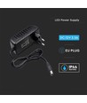 42W / 12V DC stabilisert strømforsyning - 3.5A, IP44, plug-and-play jackstikk