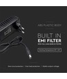 42W / 12V DC stabilisert strømforsyning - 3.5A, IP44, plug-and-play jackstikk