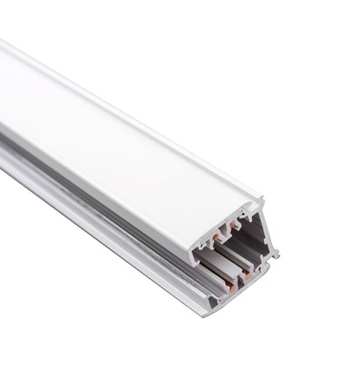 1m 1-fase skinne til skinnespot - Hvit, 32x36x1000mm, IP20 innendørs